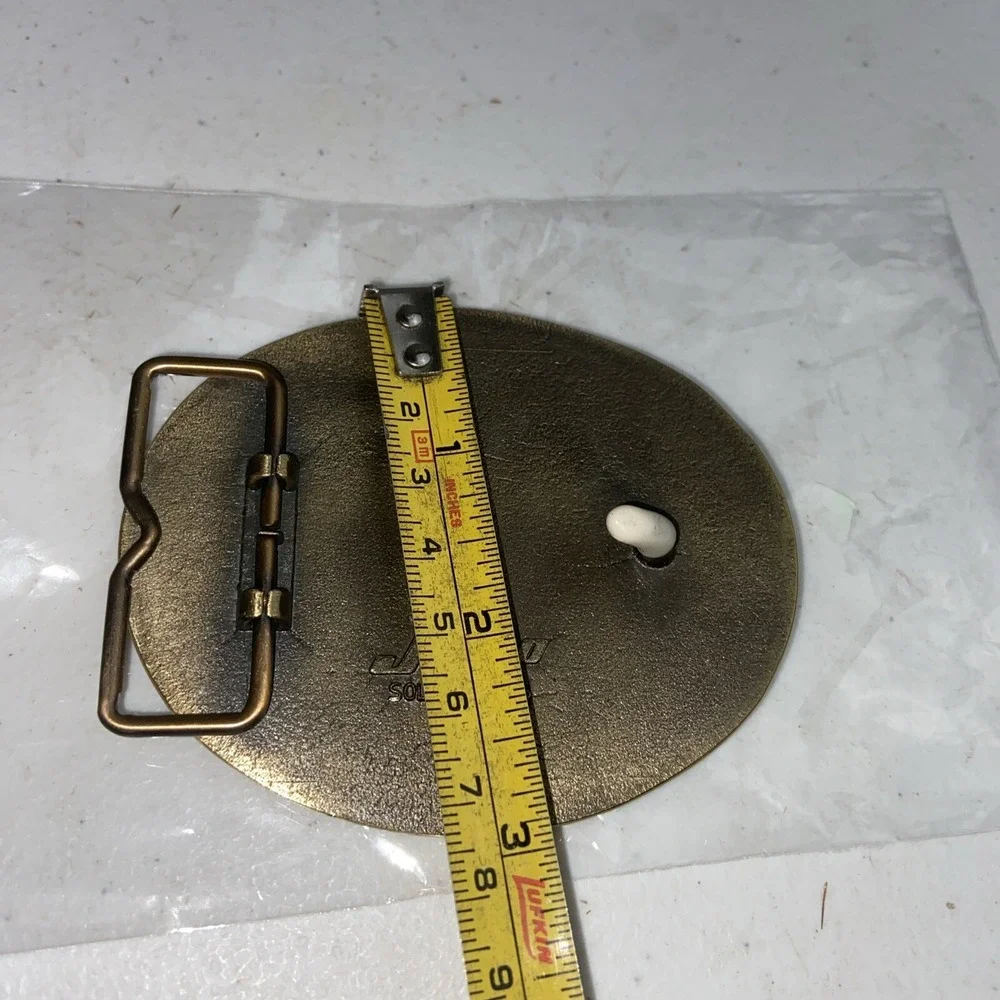 NRA Life Member Right To Bear Arms Belt Buckle‎ Solid Brass Jadco Hunting Guns